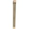 Ekena Millwork Traditional Block Rough Sawn Bracket, Douglas Fir, 4"W x 36"D x 48"H BKT04X36X48TRA05RDF - alternate 2